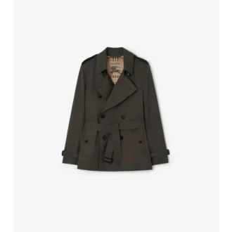 Bardzo krótki Tropical Gabardine Kensington Trench Coat