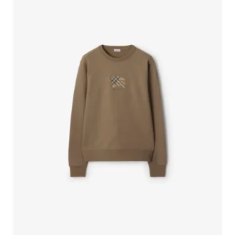 Bawełniana bluza w kratę EKD