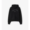 Bawełniana bluza z kapturem z gotyckim logo Bawełniana bluza z kapturem z gotyckim logo