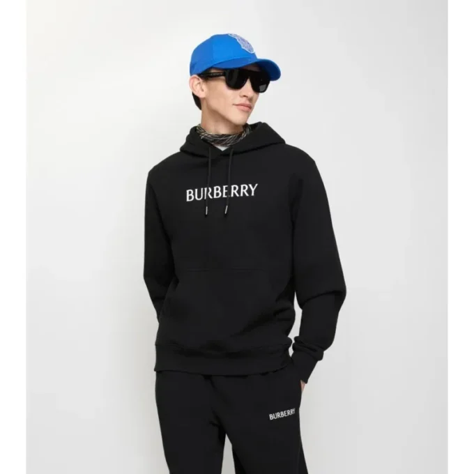 Bawełniana bluza z kapturem z logo