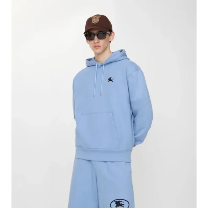 Bawełniana bluza z kapturem z motywem Knight Stamp Bawełniana bluza z kapturem z motywem Knight Stamp