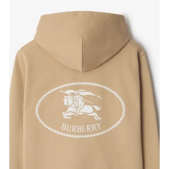 Bawełniana bluza z kapturem z motywem Knight Stamp Bawełniana bluza z kapturem z motywem Knight Stamp