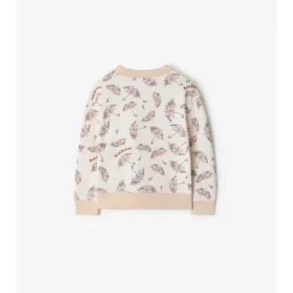 Bawełniana bluza z motywem parasoli