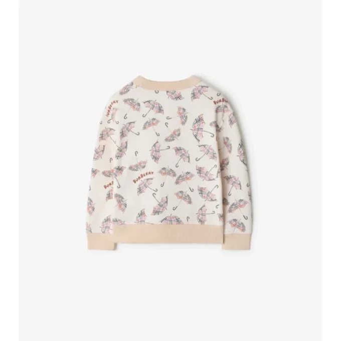 Bawełniana bluza z motywem parasoli