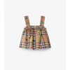 Bawełniana bluzka w kratkę Heart Check Top