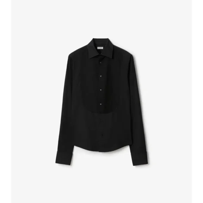 Bawełniana koszula smokingowa o kroju slim fit Bawełniana koszula smokingowa o kroju slim fit