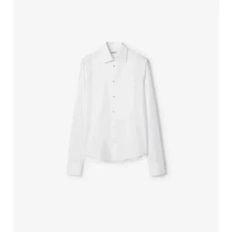 Bawełniana koszula smokingowa o kroju slim fit