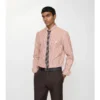 Bawełniana koszula w paski o kroju slim fit