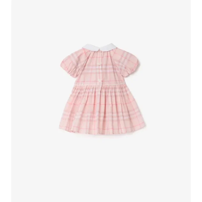 Bawełniana sukienka w kratę z bloomerami Bawełniana sukienka w kratę z bloomerami