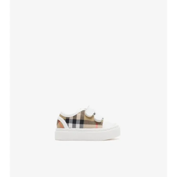 Bawełniane Sneakersy w kratę Bawełniane Sneakersy w kratę