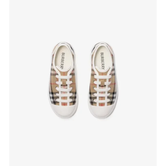 Bawełniane Sneakersy w kratę