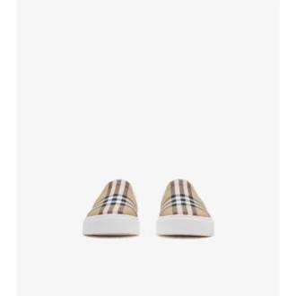 Bawełniane Sneakersy wsuwane w kratkę