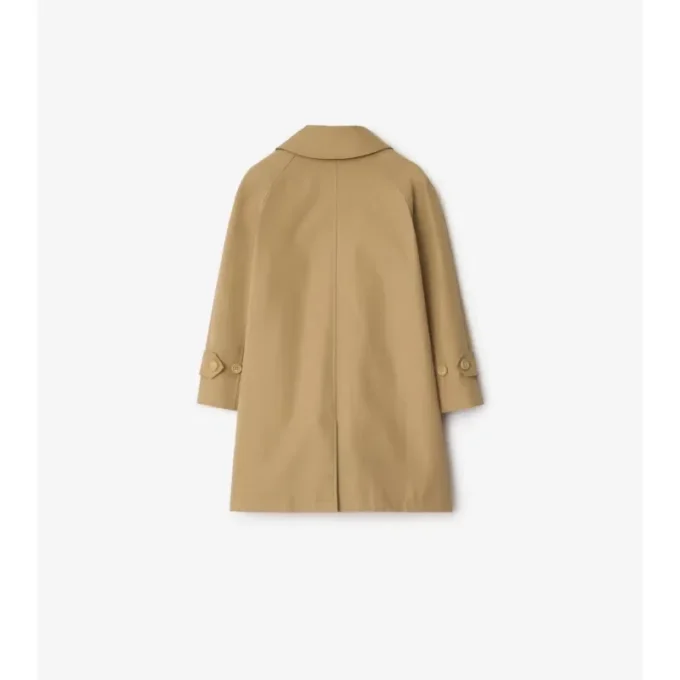 Bawełniany Car Coat z kapturem