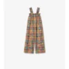 Bawełniany kombinezon w sercową kratkę