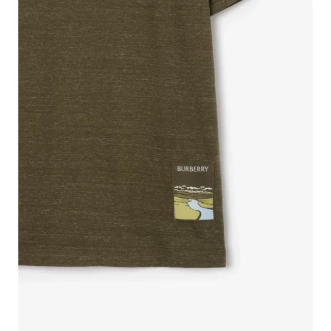 Bawełniany T-shirt Landscape Label