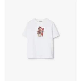 Bawełniany T-shirt Ski Bear