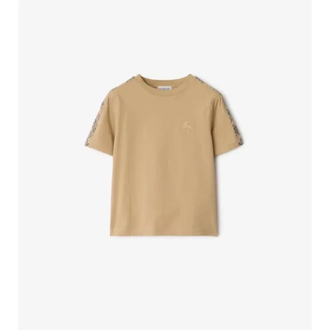 Bawełniany T-shirt w kratę