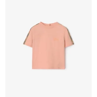 Bawełniany T-shirt w kratę