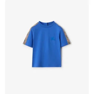Bawełniany T-shirt w kratę