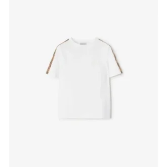 Bawełniany T-shirt w kratę