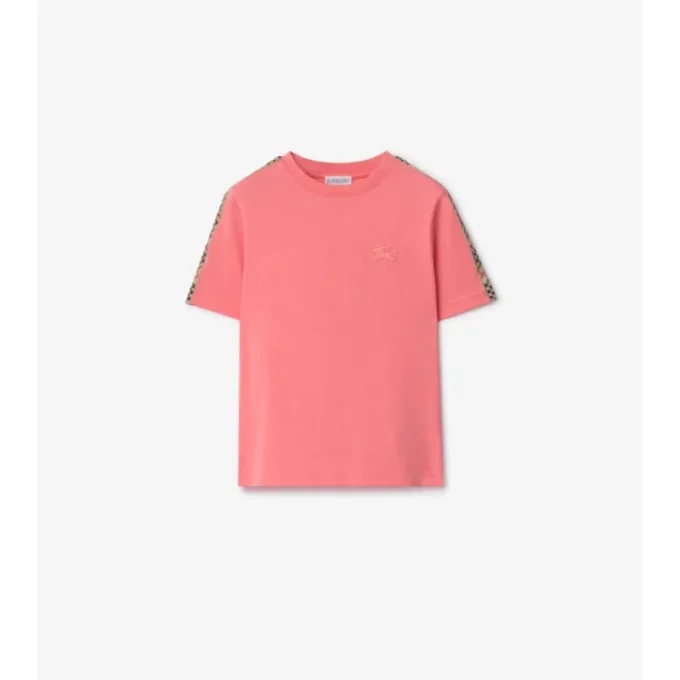 Bawełniany T-shirt w kratę