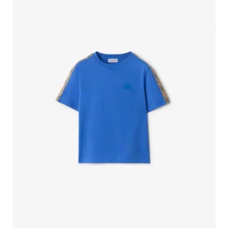 Bawełniany T-shirt w kratę Bawełniany T-shirt w kratę