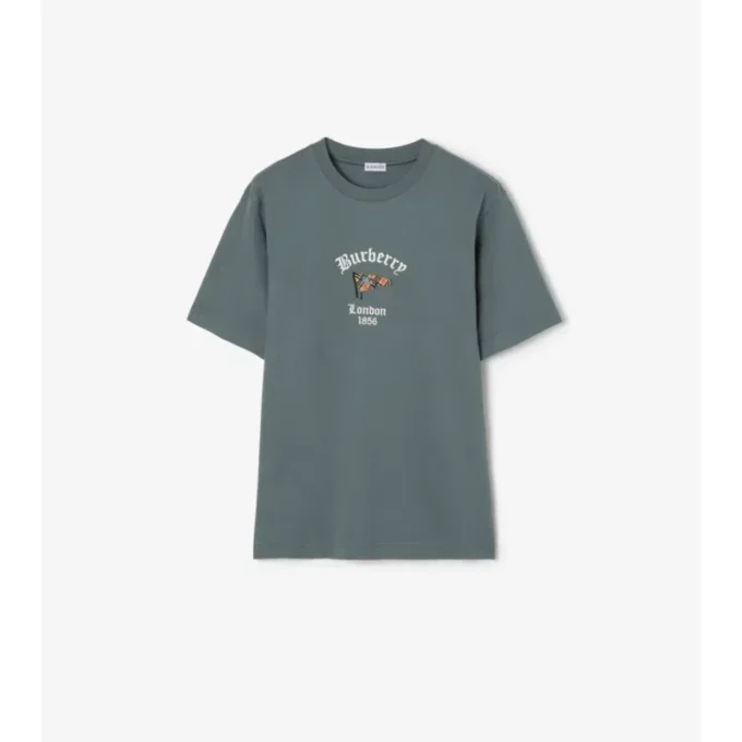 Bawełniany T-shirt w kratę
