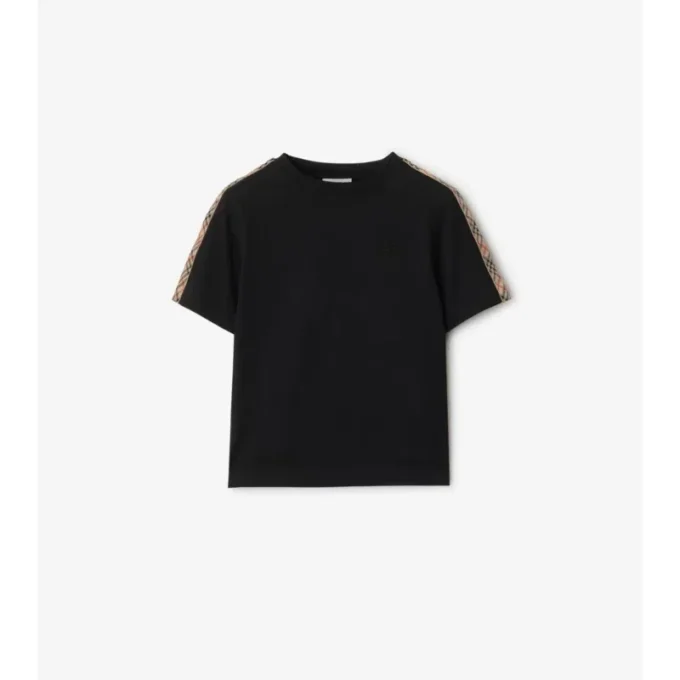 Bawełniany T-shirt w kratę