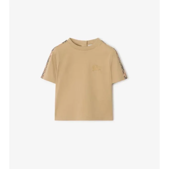 Bawełniany T-shirt w kratę