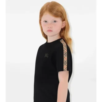 Bawełniany T-shirt w kratę Bawełniany T-shirt w kratę