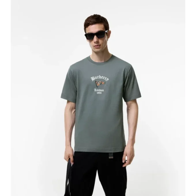 Bawełniany T-shirt w kratę