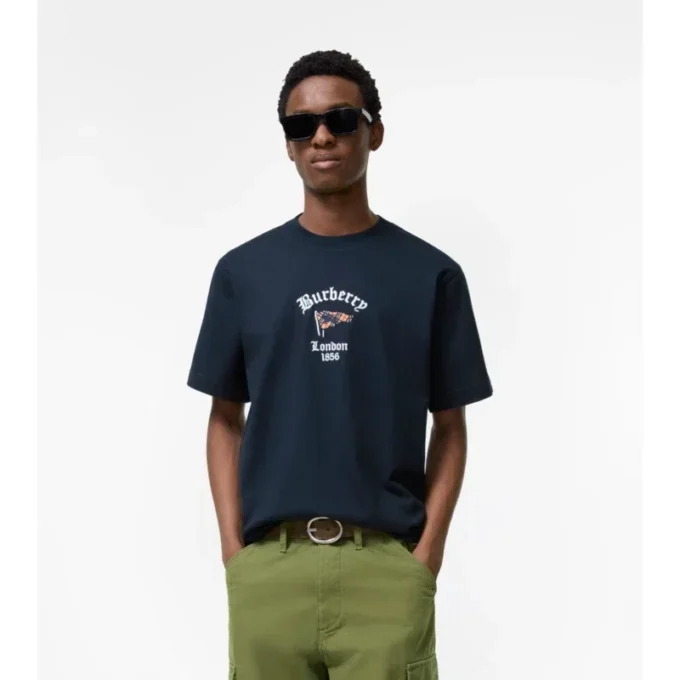 Bawełniany T-shirt w kratę