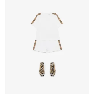 Bawełniany T-shirt w kratę