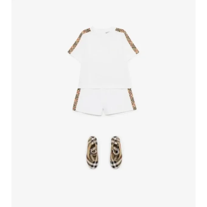 Bawełniany T-shirt w kratę