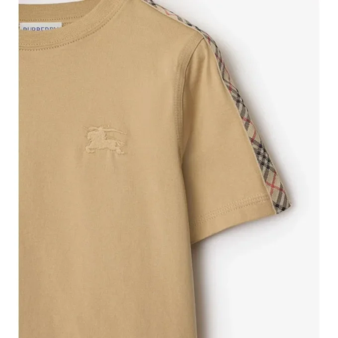 Bawełniany T-shirt w kratę