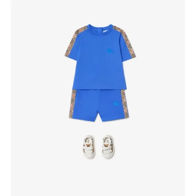 Bawełniany T-shirt w kratę