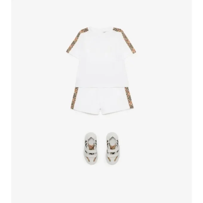 Bawełniany T-shirt w kratę