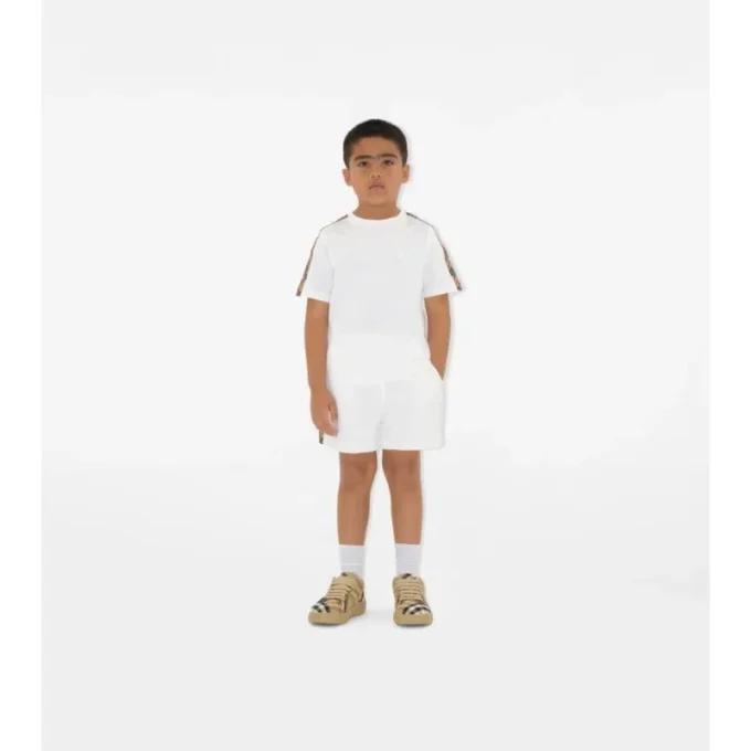 Bawełniany T-shirt w kratę
