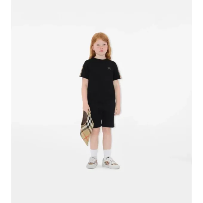 Bawełniany T-shirt w kratę