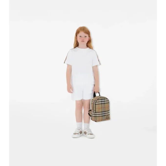 Bawełniany T-shirt w kratę