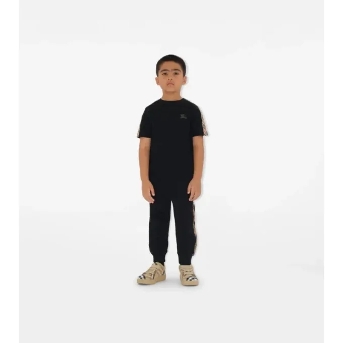 Bawełniany T-shirt w kratę