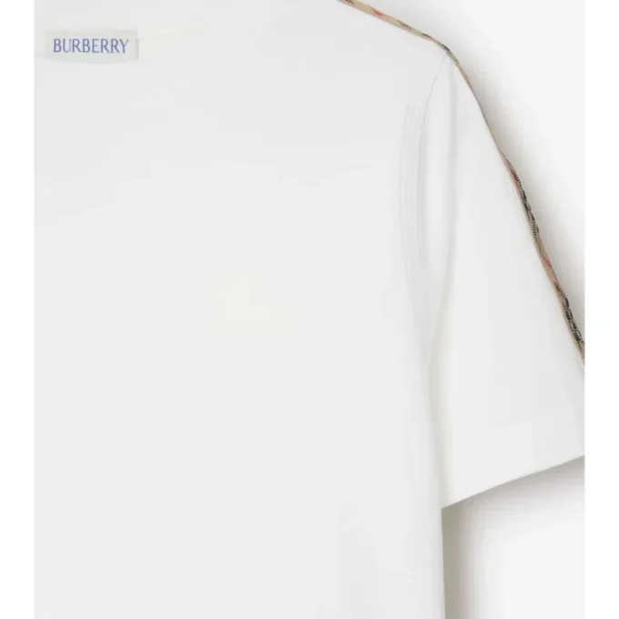 Bawełniany T-shirt w kratę