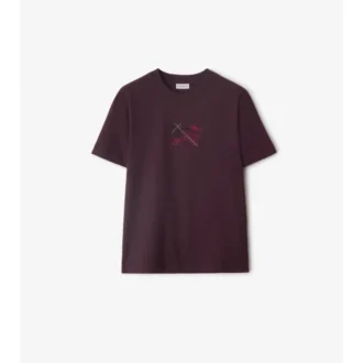 Bawełniany T-shirt w kratę EKD