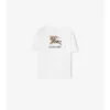 Bawełniany T-shirt w kratę EKD