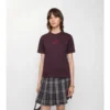 Bawełniany T-shirt w kratę EKD