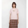 Bawełniany T-shirt w kratę EKD