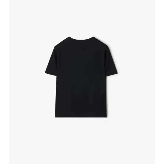 Bawełniany T-shirt w kratę EKD