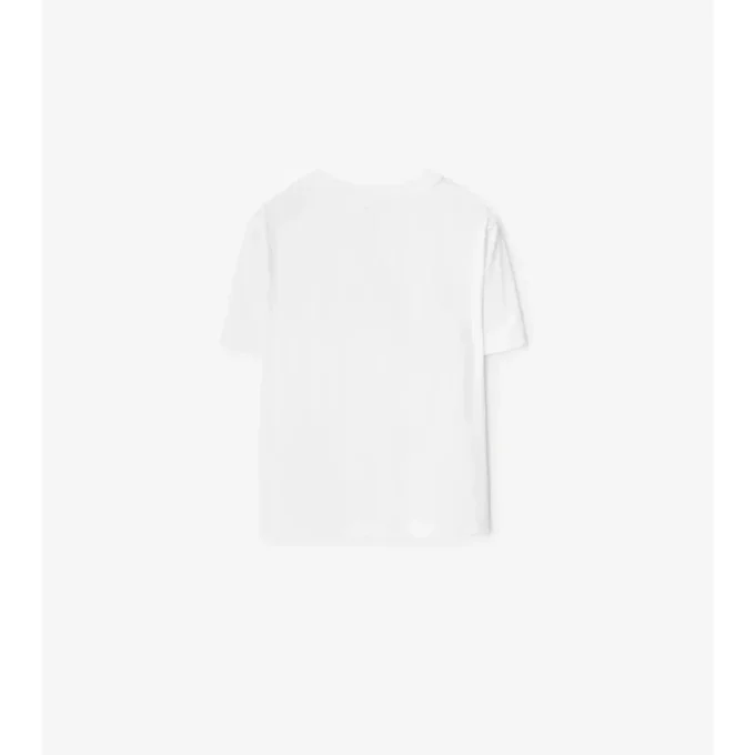 Bawełniany T-shirt w kratę EKD