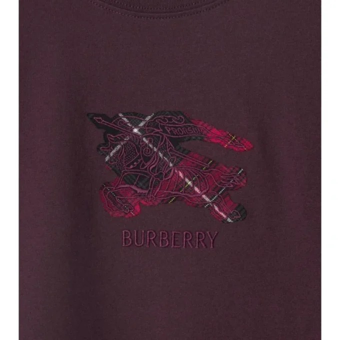 Bawełniany T-shirt w kratę EKD