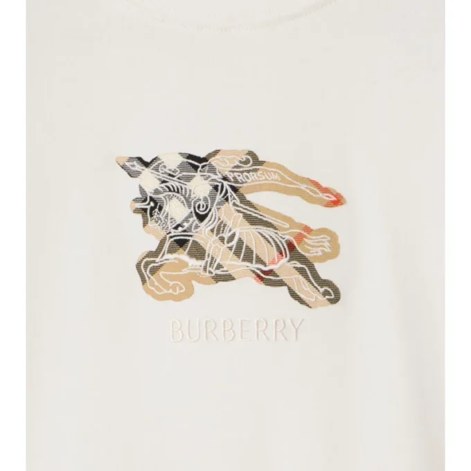 Bawełniany T-shirt w kratę EKD